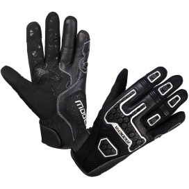 Modeka DRACON motorcycle gloves CE leather grip breathable touchscreen compatible