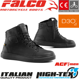 Falco motorcycle shoes NOMAD 2 waterproof CE with D3O protectors