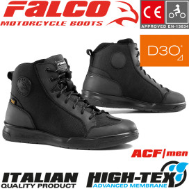 Falco motorcycle shoes PYRO 2 sneaker CE waterproof with D3O protectors