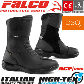 Falco motorcycle boots LIBERTY 3 waterproof CE with D3O protectors Air-Tech lining