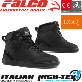Falco motorcycle shoes VIKTOR waterproof CE with D3O protectors