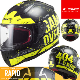 LS2 full face helmet FF353 RAPID with quick release system