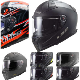 LS2 full face helmet FF811 VECTOR II 2 fiberglass with sun visor and Max Vision Pinlock ECE 22.06