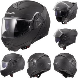 LS2 FF910 Advant II flip-up motorcycle helmet ECE 22.06 with sun visor and Pinlock