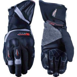 Five TFX2 WP motorcycle gloves CE waterproof Drytech stretch leather visor wiper Touch
