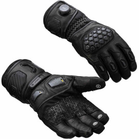 Knox Zero MK4 motorbike gloves CE leather water-repellent BOA-Fit fastener