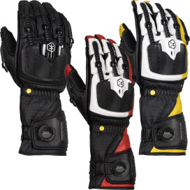 Knox HANDROID MK5 motorcycle gloves CE with BOA closure long cuff