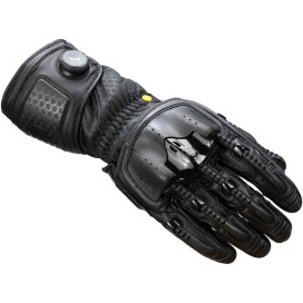 Knox Handroid MK5 motorcycle gloves with long cuff, full sleeve, BOA closure, leather, CE protectors