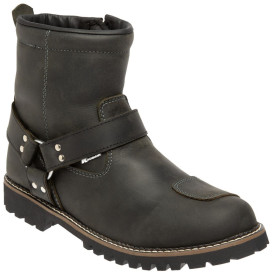 Kochmann motorcycle boots ARIZONA matt leather short with ring and rivets waterproof Hipora membrane