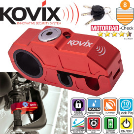 Kovix alarm brake lever lock KHL GRIP LOCK 120dB motorcycle anti-theft alarm system