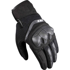 LS2 KUBRA MAN motorcycle gloves CE 3D mesh pre-curved Velcro