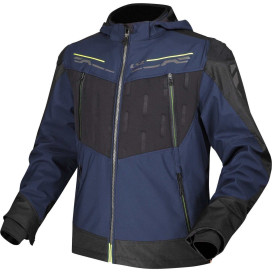 LS2 Zirconium Man Motorbike Jacket CE A Stretch Softshell Waterproof Neoprene Collar Protectors