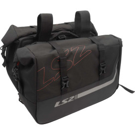 LS2 FREEDOM 20+20L Waterproof Motorcycle Pannier Set (2-piece)