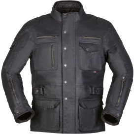 Modeka MATLOCK wax jacket CE A with B-Protect protectors, water-repellent motorcycle jacket