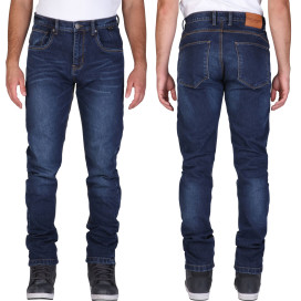 Modeka motorcycle jeans SONIC MONO mono-layer slim fit pants CE A aramid with knee protectors