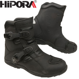 Modeka motorcycle boots MUDDY TRACK EVO leather waterproof Hipora CE width adjustment