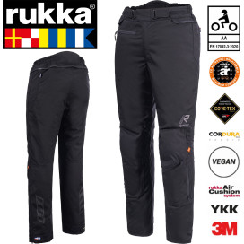 Rukka Gore-Tex motorcycle pants 4-ROADS Cordura year-round pants with D3O Air XTR protectors CE AA