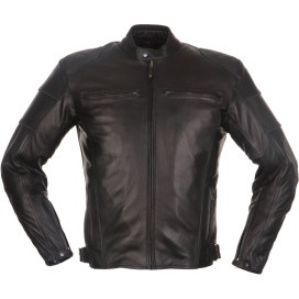 Modeka motorcycle leather jacket RUVEN Slim-Fit Urban look lightweight and cuddly with protectors