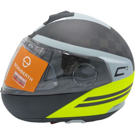 Schuberth flip-up helmet C4 Pro Carbon SPECIAL EDITION premium helmet with sun visor and Max Vision 120 Pinlock