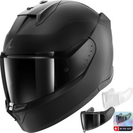 Shark full face helmet D-SKWAL 3 Dark Shadow Edition ECE 22.06 + EXTRA VISOR