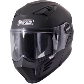 Simpson Darksome ECE 22.06 flip-up helmet with sun visor