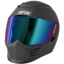 Simpson Speed ECE 22.06 full-face helmet with clear and tinted visor Double-D fastener