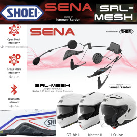 Shoei Headset SRL-MESH for helmets Neotec II GT-Air II J-Cruise II Sound by Harman Kardon communication