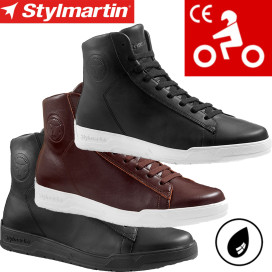 Stylmartin Motorcycle Sneaker CORE Leather Waterproof Air Mesh Lining Protectors CE