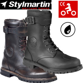 Stylmartin motorcycle boots ROCKET leather waterproof breathable CE with ankle protectors