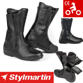 Stylmartin motorcycle boots SYNCRO WP waterproof leather CE