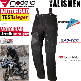 Modeka 3in1 motorcycle pants TALISMEN Sympatex completely elastic stretch 3M Aramid SAS-TEC protectors