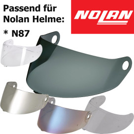 Nolan visor for helmet N87 prepared for Pinlock