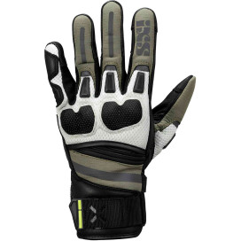iXS Montevideo Air 2.0 motorbike gloves, leather mesh CE touch