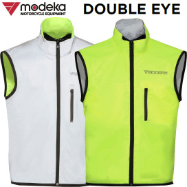 Modeka warning vest DOUBLE EYE reversible vest motorcycle for day and night