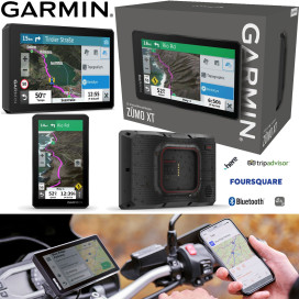 Garmin navigation device ZUMO XT with Europe maps WiFi Bluetooth media 5.5 inch display including updates