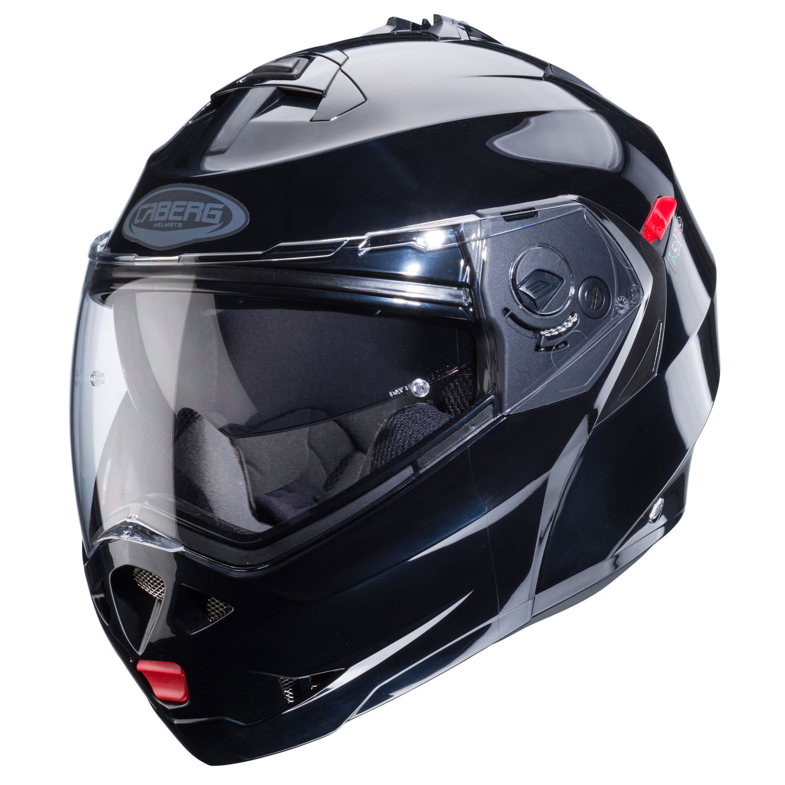 Caberg flip-up helmet DUKE X SMART unpainted ECE 22.06 with sun visor