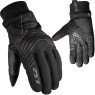 LS2 CIVIS MAN motorcycle gloves CE waterproof velvet lining elasticated pull loop Velcro