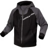 LS2 THROTTLE MAN motorcycle hoodie CE. Hooded sweater with thumb loops and protectors.