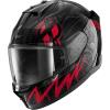 shiever schwarz matt silber rot